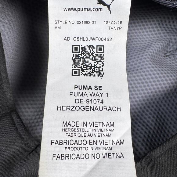 Puma Cobra Golf Hat Cap Fitted Mens L/XL Black Ivy Flat Cap Driver Flexfit Mesh - Picture 11 of 11